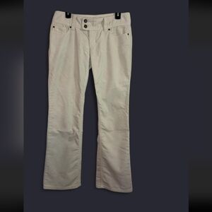 vintage cream abercrombie and fitch corduroy bootcut jeans